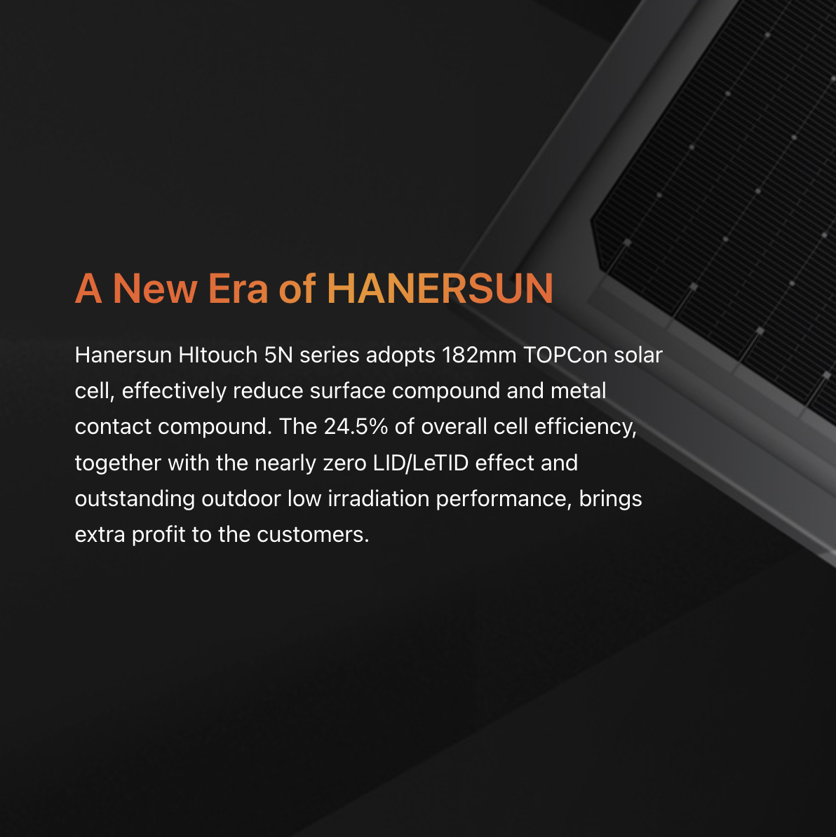 Hanersun 450W Bifacial Solar Panel Full Black (1500V) – Hitouch5N Series - Image 5